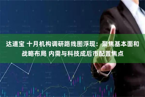 达道宝 十月机构调研路线图浮现：聚焦基本面和战略布局 内需与科技成后市配置焦点